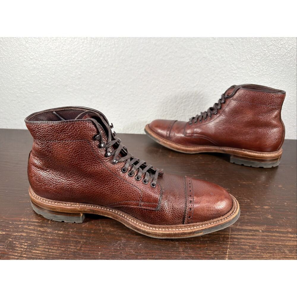 Brogue Alden D7812HC Jumper Boot Brown Scotch Grain Barrie Last Men’s Size 9 B - Picture 9 of 13